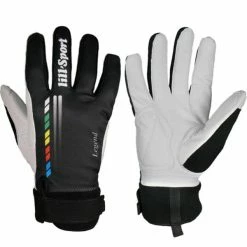 Sortie ⌛ Gants De Ski LILL-SPORT LEGEND BLACK 23 Noir / Blanc 🎁