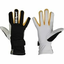 Sortie â Gants De Ski LILL-SPORT GANTS COACH BLACK 23 Noir / Blanc / Jaune đ