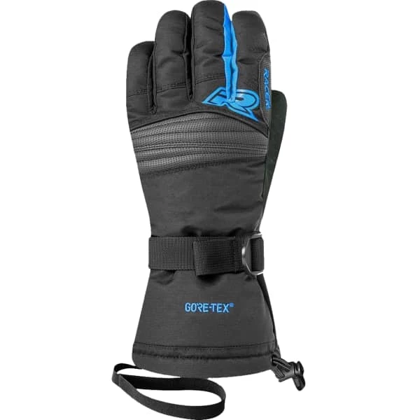 Sortie 🔔 Gants De Ski RACER GRAVEN4 GTX BLACK BLUE 22 Noir 👍