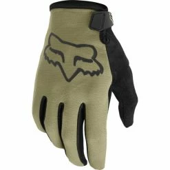 Vente flash 🔔 Gants Vélo FOX RANGER GLOVE BRK 22 Vert / Noir ✔️