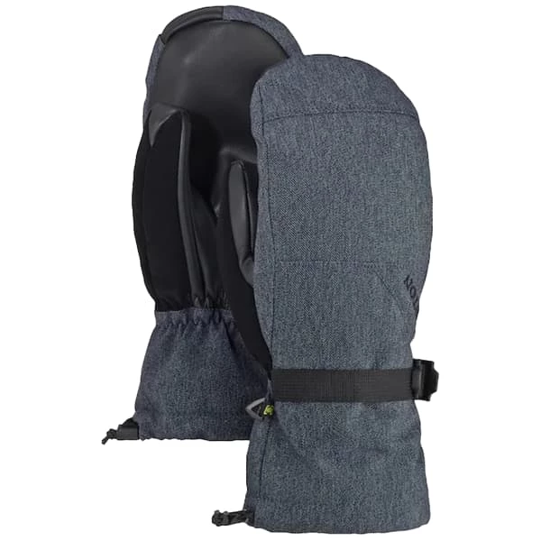 Remise 🤩 Moufles BURTON MB PROSPECT MITT DENIM 22 Gris / Noir ✔️