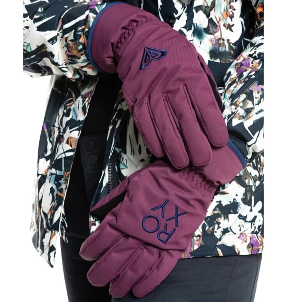 Grosses soldes 🛒 Gants De Ski ROXY FRESHFIELD GLOVES PRUNE 22 Violet / Noir 🤩 – Image 3