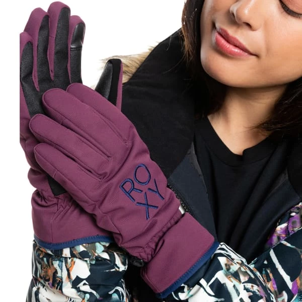 Grosses soldes 🛒 Gants De Ski ROXY FRESHFIELD GLOVES PRUNE 22 Violet / Noir 🤩 – Image 5