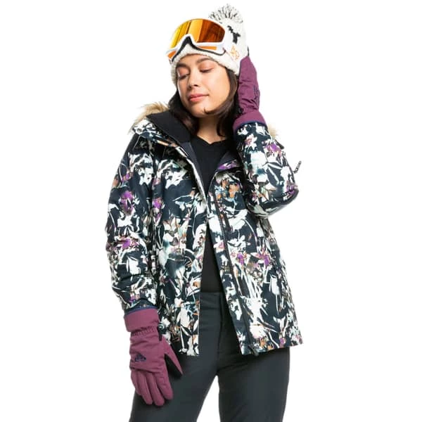 Grosses soldes 🛒 Gants De Ski ROXY FRESHFIELD GLOVES PRUNE 22 Violet / Noir 🤩 – Image 6