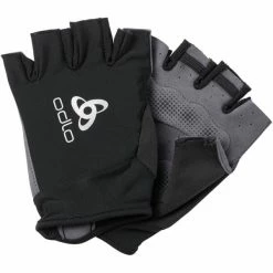Offres 😍 Gants Vélo ODLO ACTIVE ROAD GLOVES SHORT BLACK 22 Noir 👍