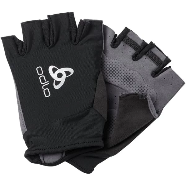 Offres đ Gants VĂ©lo ODLO ACTIVE ROAD GLOVES SHORT BLACK 22 Noir đ