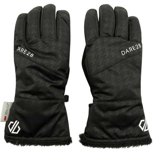 Sortie 🎁 Gants De Ski DARE 2B ICEBERG GLOVE BLACK CIRE 22 Noir 🔔