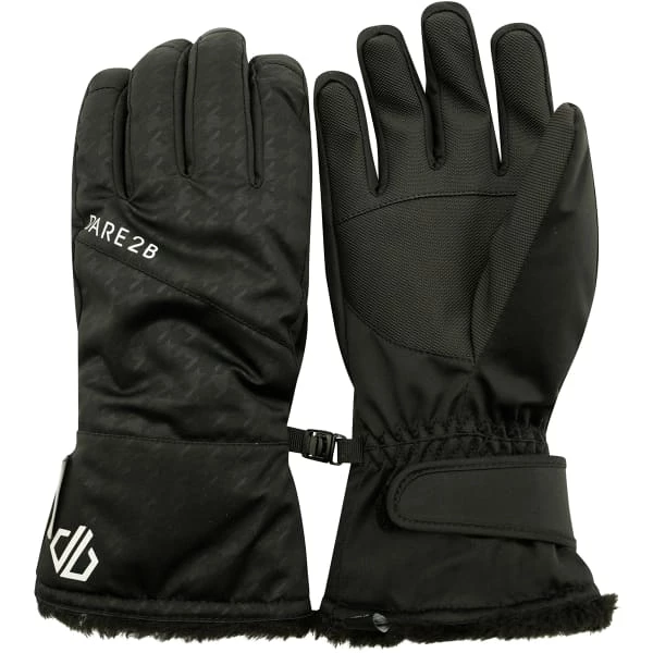 Sortie 🎁 Gants De Ski DARE 2B ICEBERG GLOVE BLACK CIRE 22 Noir 🔔 – Image 2