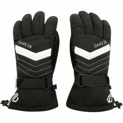 De gros ⭐ Gants De Ski DARE 2B CHARISMA GLOVE BLACK/WHITE 22 Noir / Blanc 🔥