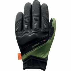 Bon marché 🔥 Gants Vélo RACER DIGGER BLACK KAKI 22 Vert / Noir 🔔