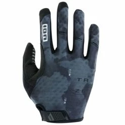 Bon marché 🎉 Gants Vélo ION GLOVES TRAZE LONG BLACK 22 Noir / Gris 🎉