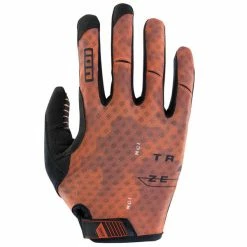 Acheter ✨ Gants Vélo ION GLOVES TRAZE LONG CRIMSON EARTH 22 Noir / Orange ✨