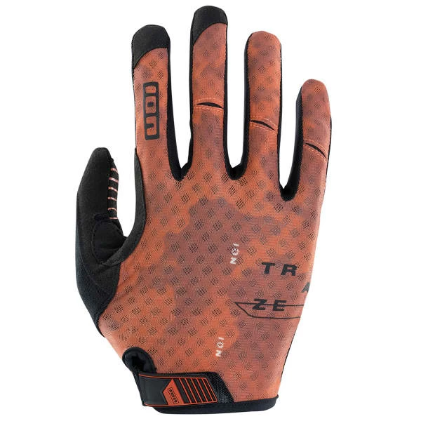 Acheter ✨ Gants Vélo ION GLOVES TRAZE LONG CRIMSON EARTH 22 Noir / Orange ✨