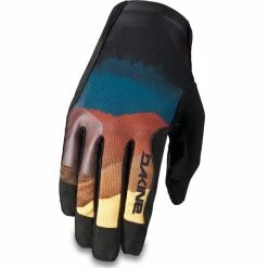 Coupon ✨ Gants Vélo DAKINE COVERT GLOVE FIRE MOUNTAIN 22 Noir / Jaune / Marron ✨