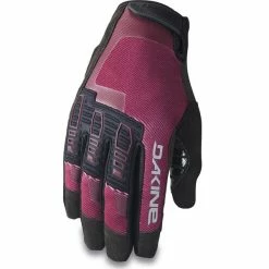 Coupon 👍 Gants Vélo DAKINE 👩 WOMEN'S CROSS-X GLOVE PORT RED 22 Noir / Violet 🎉