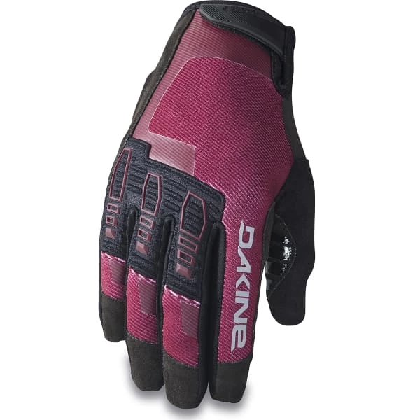 Coupon 👍 Gants Vélo DAKINE 👩 WOMEN'S CROSS-X GLOVE PORT RED 22 Noir / Violet 🎉
