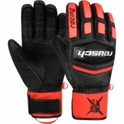 Budget ❤️ Gants De Ski REUSCH WORLDCUP WARRIOR TEAM BLACK/FLUO RED 23 Rouge / Noir 🌟