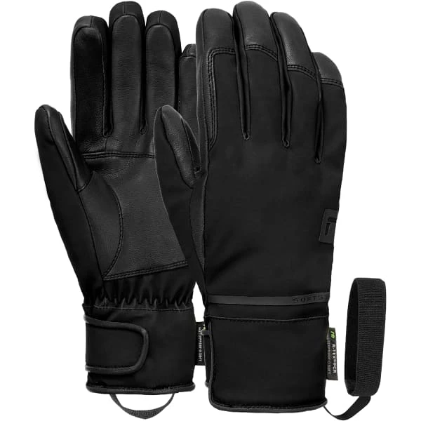 Offres 🌟 Gants De Ski REUSCH SCOUT R-TEX ECO TOUCH-TEC BLACK 23 Noir 🎁