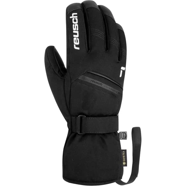 Coupon 💯 Gants De Ski REUSCH MORRIS GORE-TEX BLACK/WHITE Noir 🤩 – Image 2
