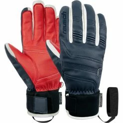 Coupon 🧨 Gants De Ski REUSCH HIGHLAND R-TEX XT BLUE/WHITE/FIRE RED 23 Bleu / Rouge 😍