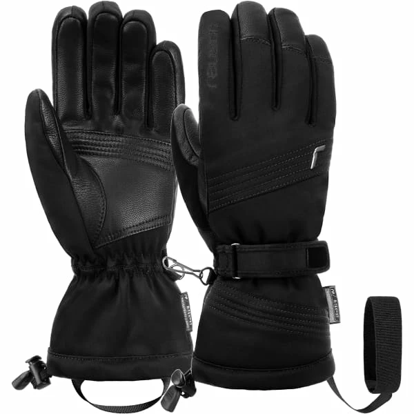 Nouveau đ Gants De Ski REUSCH CHARLOTTE R-TEX XT BLACK 23 Noir đ
