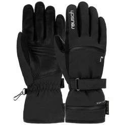 Grosses soldes ❤️ Gants De Ski REUSCH ALESSIA GORE-TEX BLACK/SILVER 23 Noir 😉