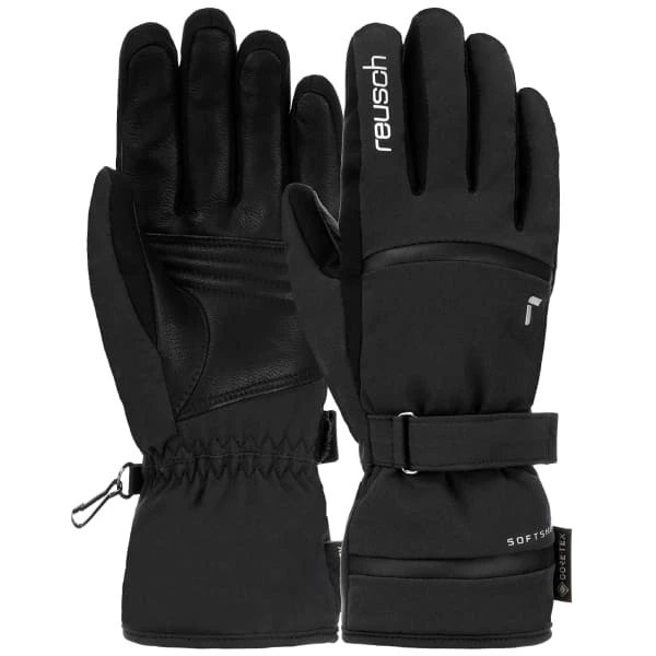 Grosses soldes ❤️ Gants De Ski REUSCH ALESSIA GORE-TEX BLACK/SILVER 23 Noir 😉