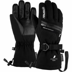 Coupon 🔥 Gants De Ski REUSCH LANDO R-TEX XT JR BLACK/SILVER Noir 💯
