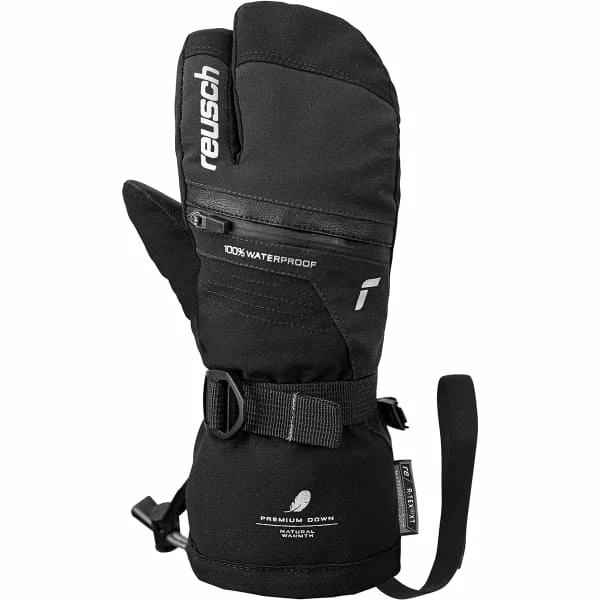Tout neuf 🤩 Gants De Ski REUSCH LANDO R-TEX XT JR LOBSTER BLACK/SILVER 23 Noir 🛒 – Image 2