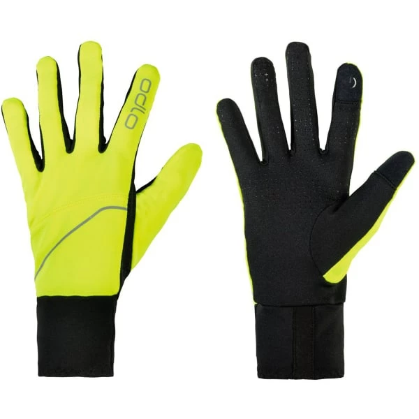 Top 10 🎁 Gants Running ODLO GLOVES INTENSITY SAFETY YELLOW 23 Jaune / Noir 🥰