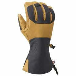 Tout neuf 🛒 Gants De Ski RAB GUIDE 2 GTX GLOVES STEEL 23 Noir / Marron 🎁