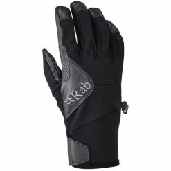 Le moins cher 😉 Gants De Ski RAB VELOCITY GUIDE GLOVES BLK 23 Gris / Noir 👏