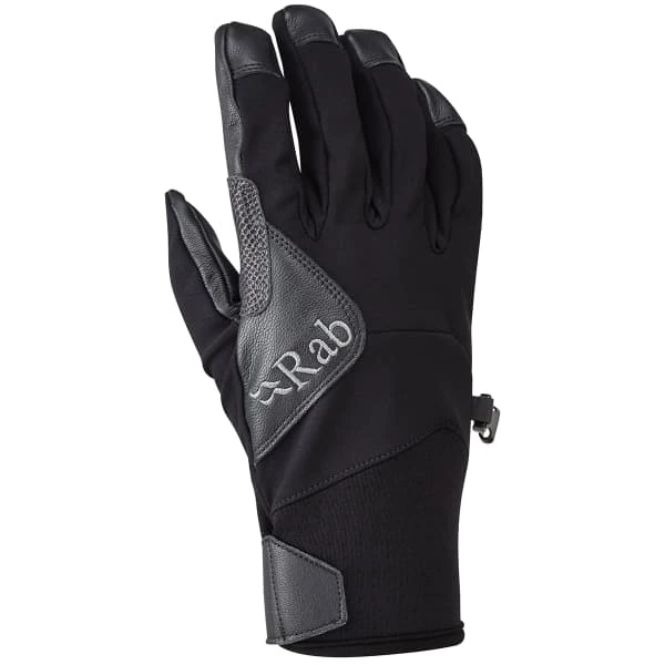 Le moins cher 😉 Gants De Ski RAB VELOCITY GUIDE GLOVES BLK 23 Gris / Noir 👏