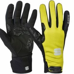 Nouveau ✔️ Gants Vélo SPORTFUL WS ESSENTIAL 2 GLOVE CEDAR BLACK 23 Jaune / Noir 😀