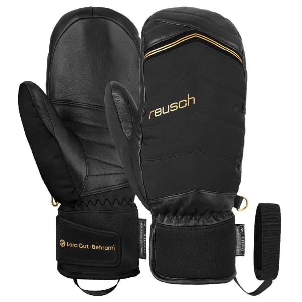 Nouveau 🤩 Moufles REUSCH LARA GUT BEHRAMI R-TEX XT BLACK GOLD 22 Noir / Jaune 🔥 – Image 3