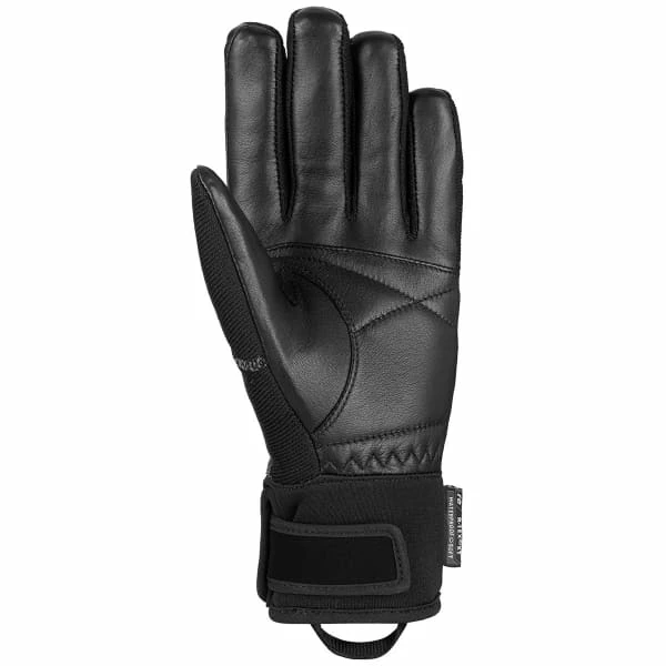 Nouveau đ„° Gants De Ski REUSCH RE:KNIT VICTORIA R-TEX XT BLACK GOLD 22 Noir / Jaune / Gris â â Image 2