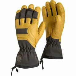 Nouveau ✔️ Gants De Ski BLACK DIAMOND PATROL NATURAL 23 Jaune / Noir 🥰