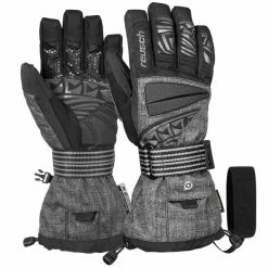 Bon marché ❤️ Gants De Ski REUSCH SWEEBER II R-TEX GUANTO BLACK / GREY 23 Noir / Gris ✨