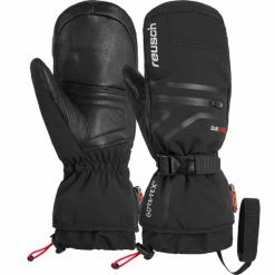 Offres 😉 Moufles REUSCH DOWN SPIRIT GTX® MITTEN BLACK/WHITE 22 Noir 👍