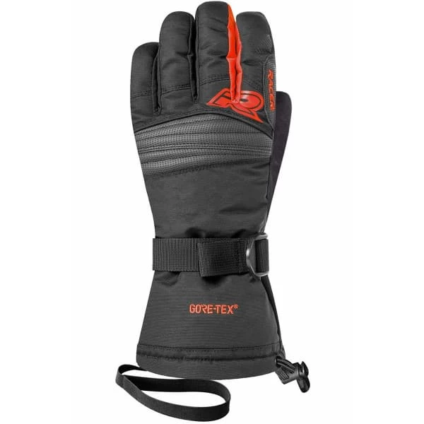 Sortie ✨ Gants De Ski RACER GRAVEN4 GTX BLACK RED 22 Noir 😉