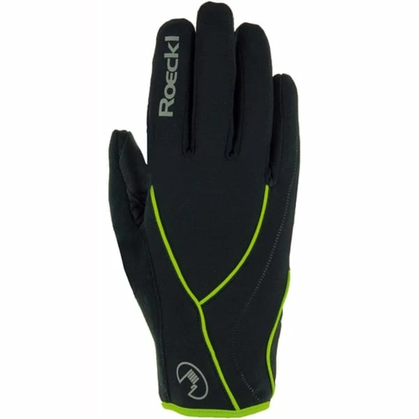 Offres ✨ Gants De Ski ROECKL LAIKKO BLACK YELLOW 22 Noir 😉