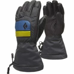 Grosses soldes 🤩 Gants De Ski BLACK DIAMOND KIDS SPARK GLOVES DENIM-ALOE 21 Noir ✔️