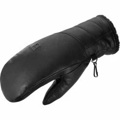 Meilleure vente 🧨 Moufles SALOMON NATIVE MITTEN W BLACK 22 Noir 😍