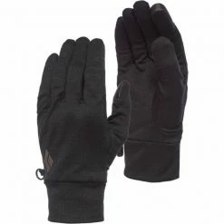 Meilleur prix ✨ Sous Gants BLACK DIAMOND LIGHTWEIGHT WOOLTECH GLOVES ANTHRACITE 23 Noir 🛒