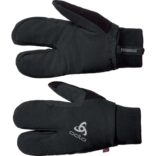 Vente flash 🛒 Gants De Ski ODLO GANTS ELEMENT X-WARM BLACK 23 Noir 💯 – Image 2