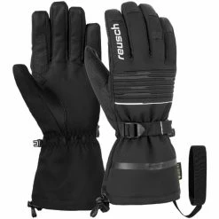 Promo ❤️ Gants De Ski REUSCH ISIDRO GORE-TEX BLACK/WHITE 23 Noir ⌛