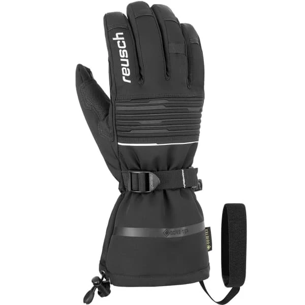Promo ❤️ Gants De Ski REUSCH ISIDRO GORE-TEX BLACK/WHITE 23 Noir ⌛ – Image 2