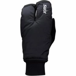 De gros ⌛ Gants De Ski SWIX ENDURE SPLIT MITT BLACK 23 Noir 👏