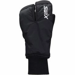 Budget 💯 Gants De Ski SWIX ENDURE SPLIT MITT JR BLACK 23 Noir ✔️