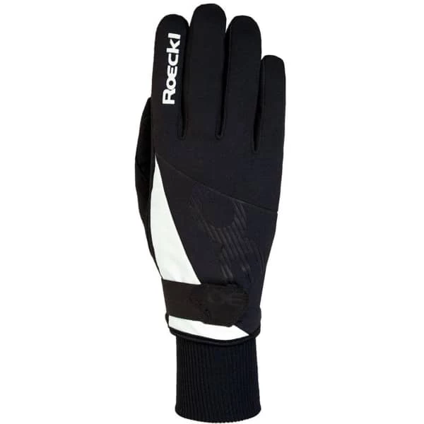 Bon marché 💯 Gants De Ski ROECKL EVO W BLACK/WHITE 20 Noir / Blanc 🔥